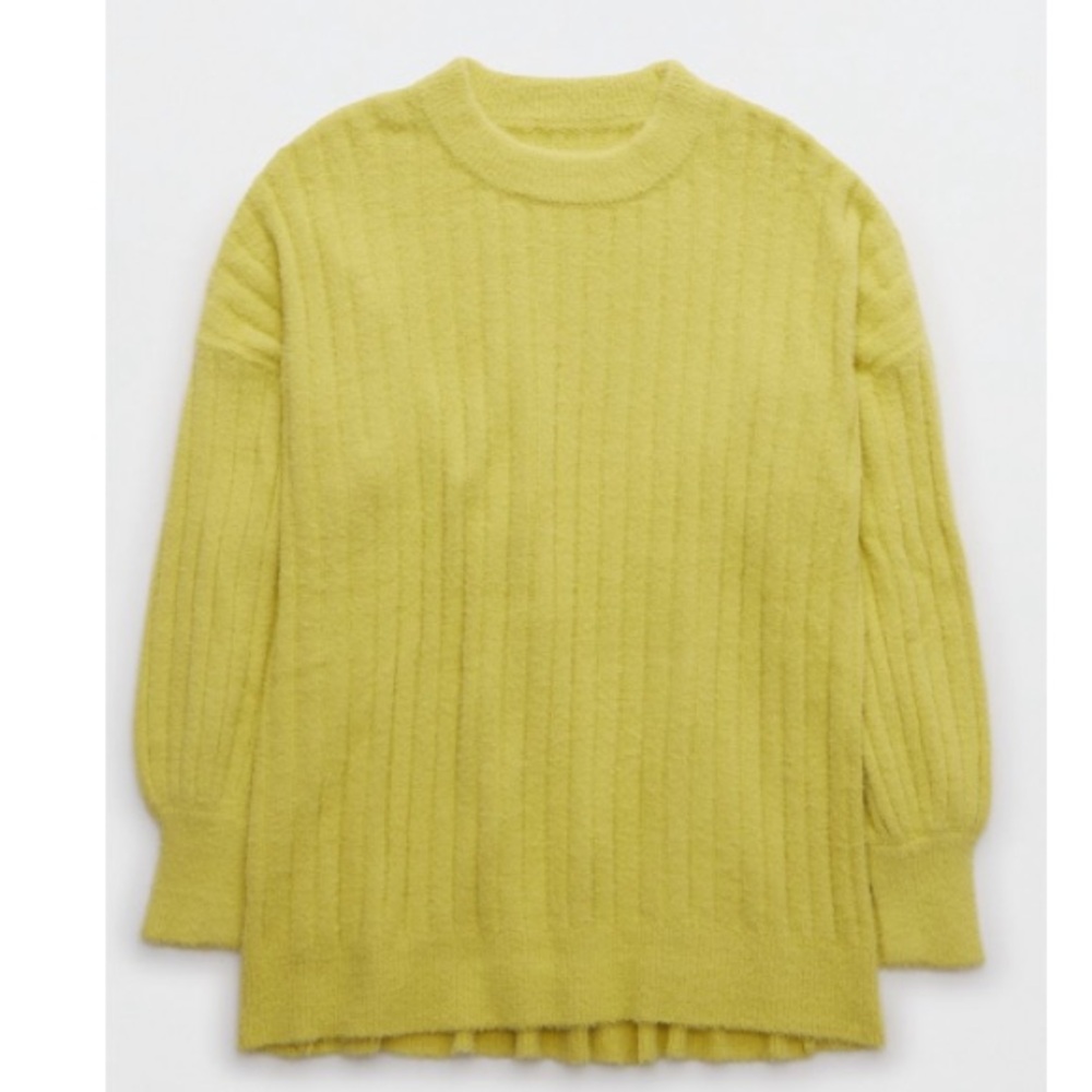 Aerie Buttercream Sweater in Batalia Green